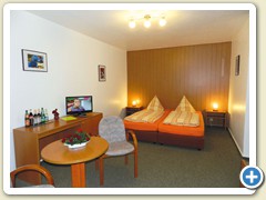 Neugestaltetes Doppelzimmer